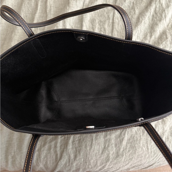 Coach Black Tote with Cat and Moon Design - Picture 6 of 6